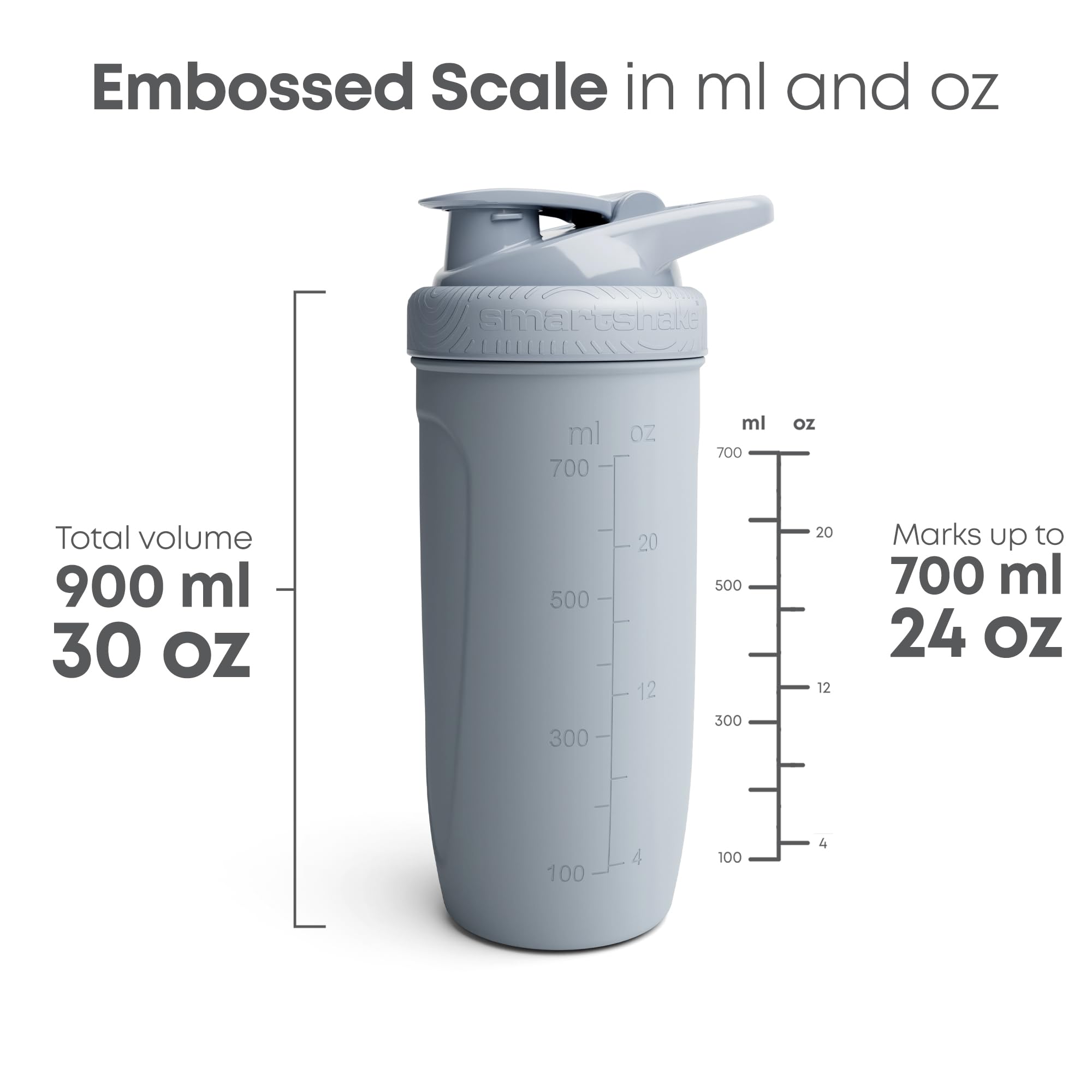 Smartshake base de silicona antideslizante que protege y estabiliza la botella