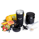 Smartshake Batman en uso en gimnasio mostrando facilidad de transporte y estilo