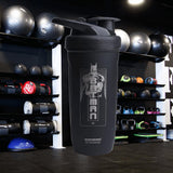 Smartshake Batman detalle de la tapa con cierre de rosca seguro y asa blanda
