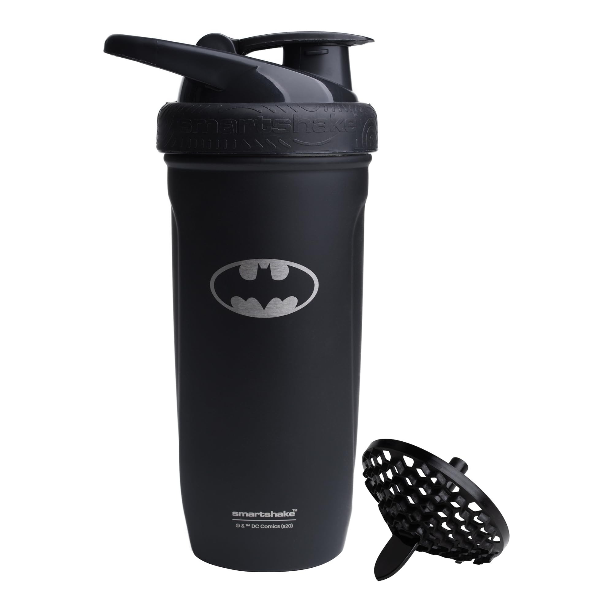 Smartshake botella frontal Batman, diseño resistente y práctico