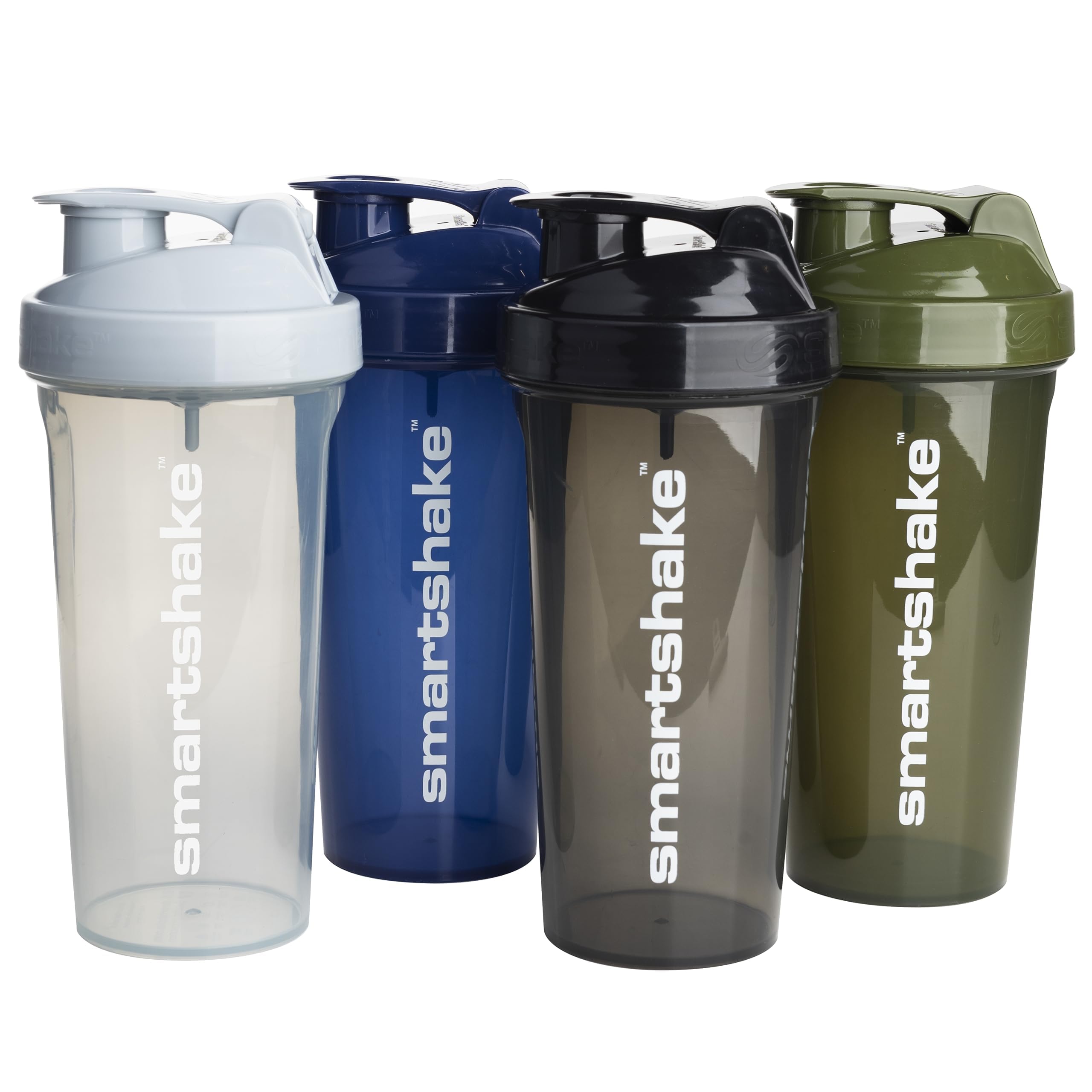 Smartshake vista frontal mostrando diseño y capacidad 800 ml, práctico para entrenar