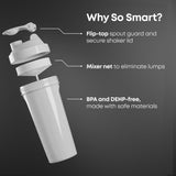 Smartshake detalle de tapa hermética demostrando cierre seguro y antiderrame