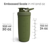 Smartshake interior con escala de medición para dosis precisas