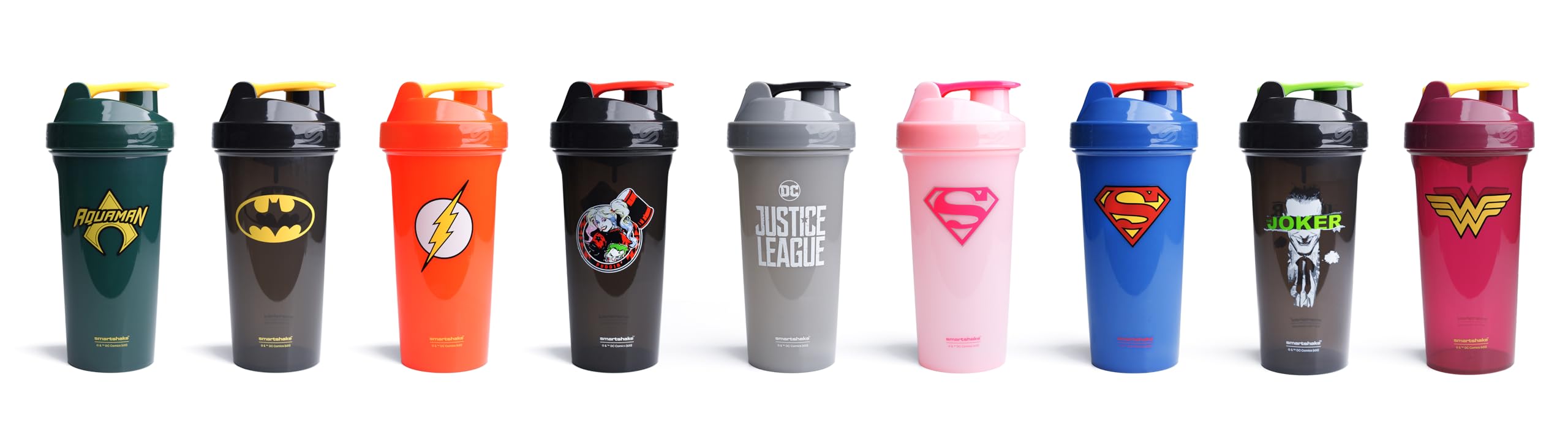 Smartshake Superman en gimnasio ilustrando uso práctico y resistente