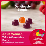 SmartyPants ingredientes orgánicos representados como frutas frescas