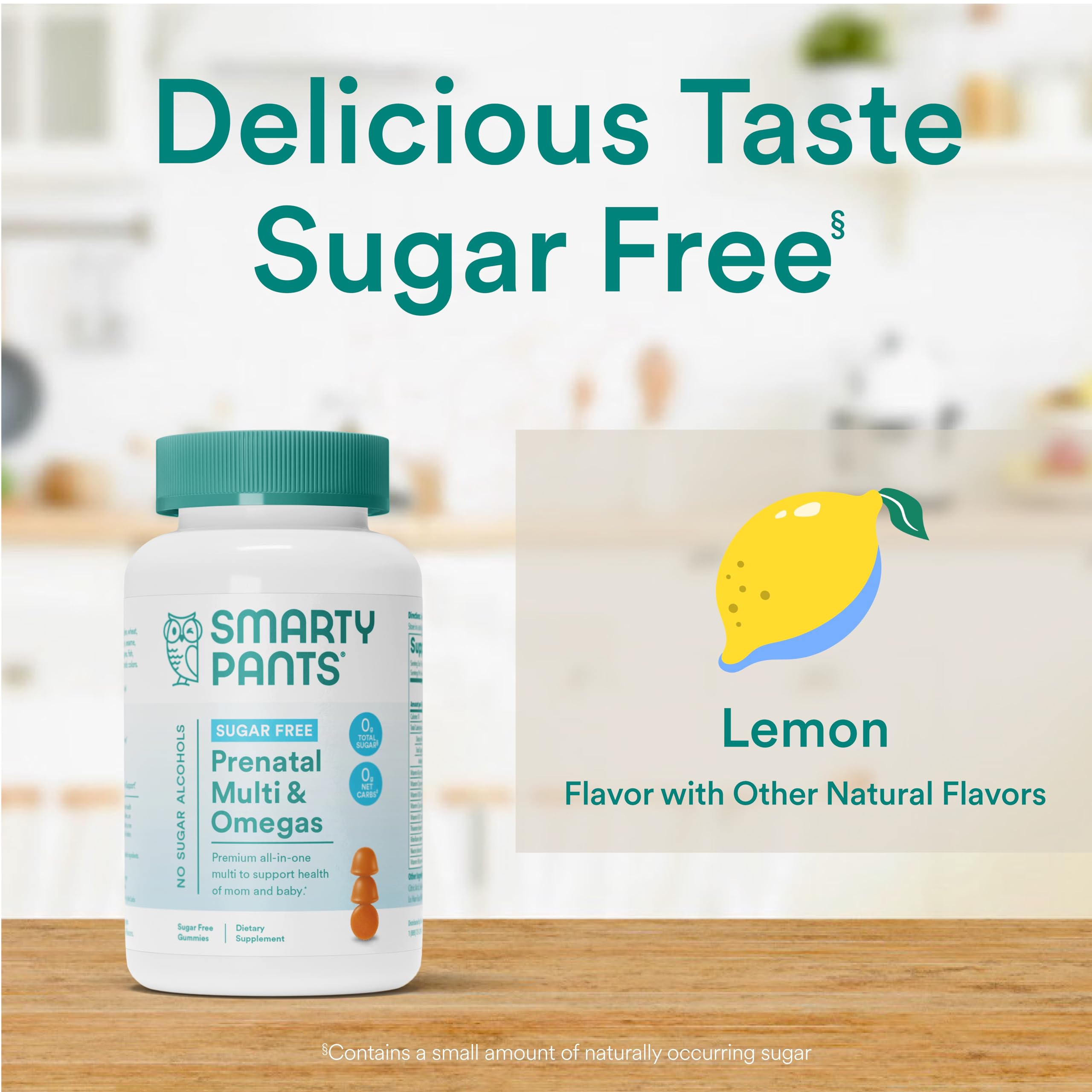 SmartyPants etiqueta nutricional con vitaminas y dosis claras para seguridad