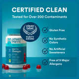 SmartyPants sello Clean Label Project que aporta confianza y pureza