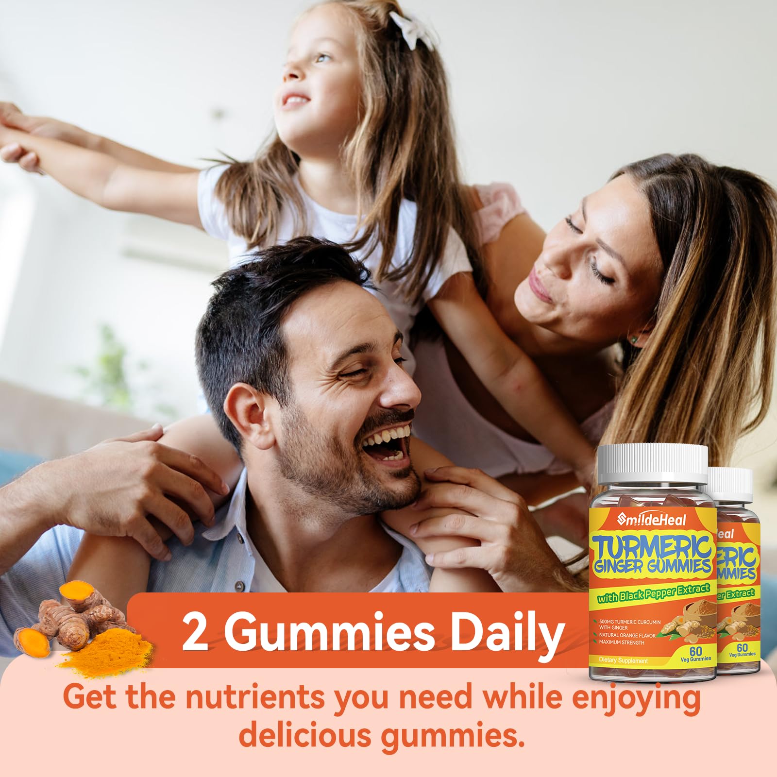SmildeHeal estilo de vida con gomitas junto a desayuno fácil y práctico