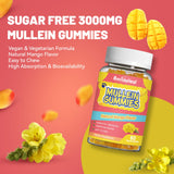 SmildeHeal gomitas al lado de mango fresco, sugiere sabor natural y atractivo
