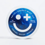 Smile+ lata frontal Mint Ice mostrando formato portátil y beneficio discreción