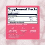 SMNutrition botella de 120 ct sobre mesa sugiriendo suministro mensual