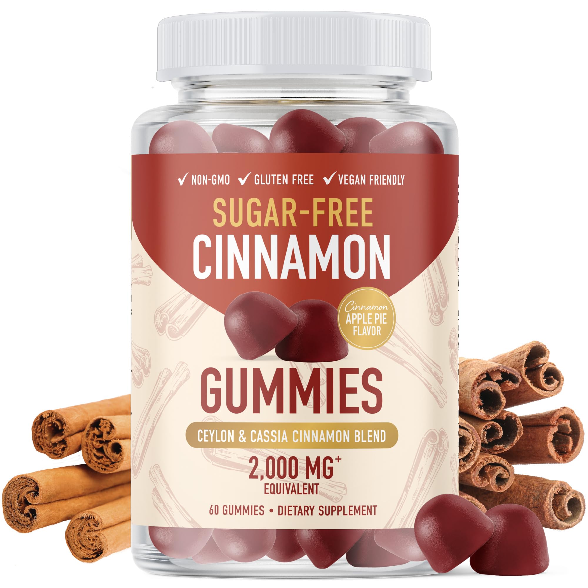 SMNutrition frasco delante mostrando diseño y cantidad de 60 gomitas, práctico para llevar
