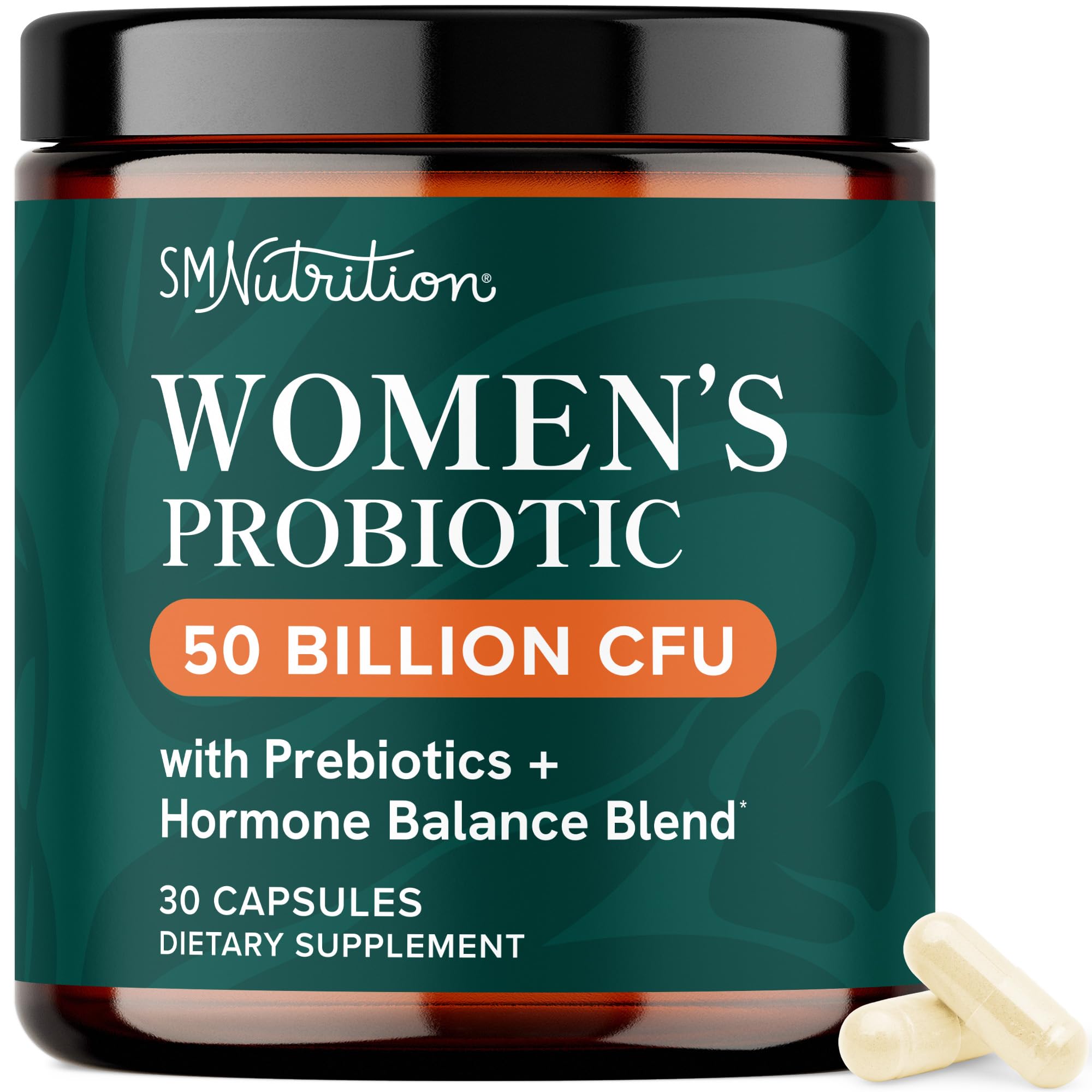 SMNutrition frente del empaque mostrando 50 billion cfu y beneficios