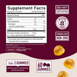 SMNutrition gominolas junto a fruta de la pasión, subraya sabor natural agradable
