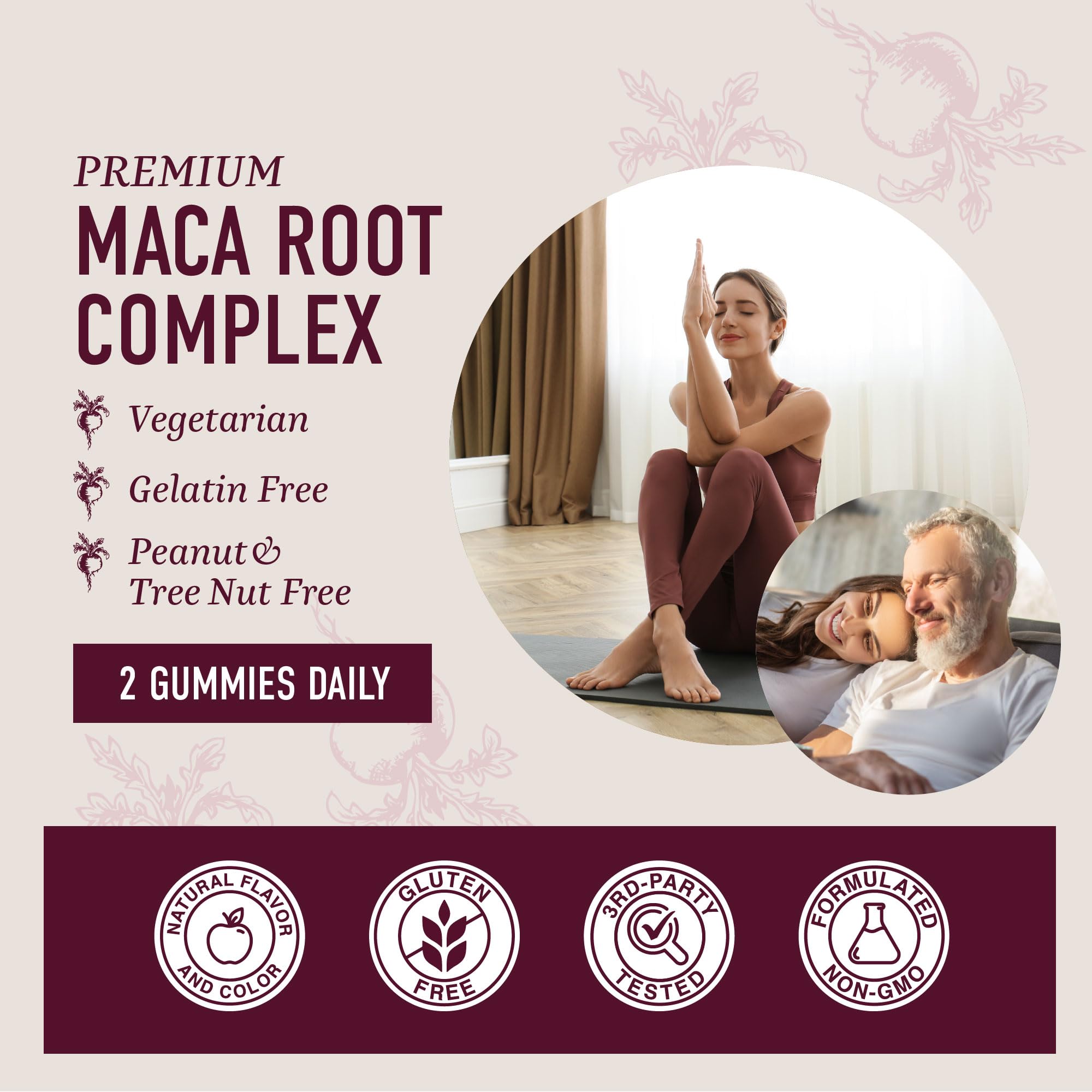 SMNutrition extracto de raíz de maca en polvo, destaca concentración 4:1