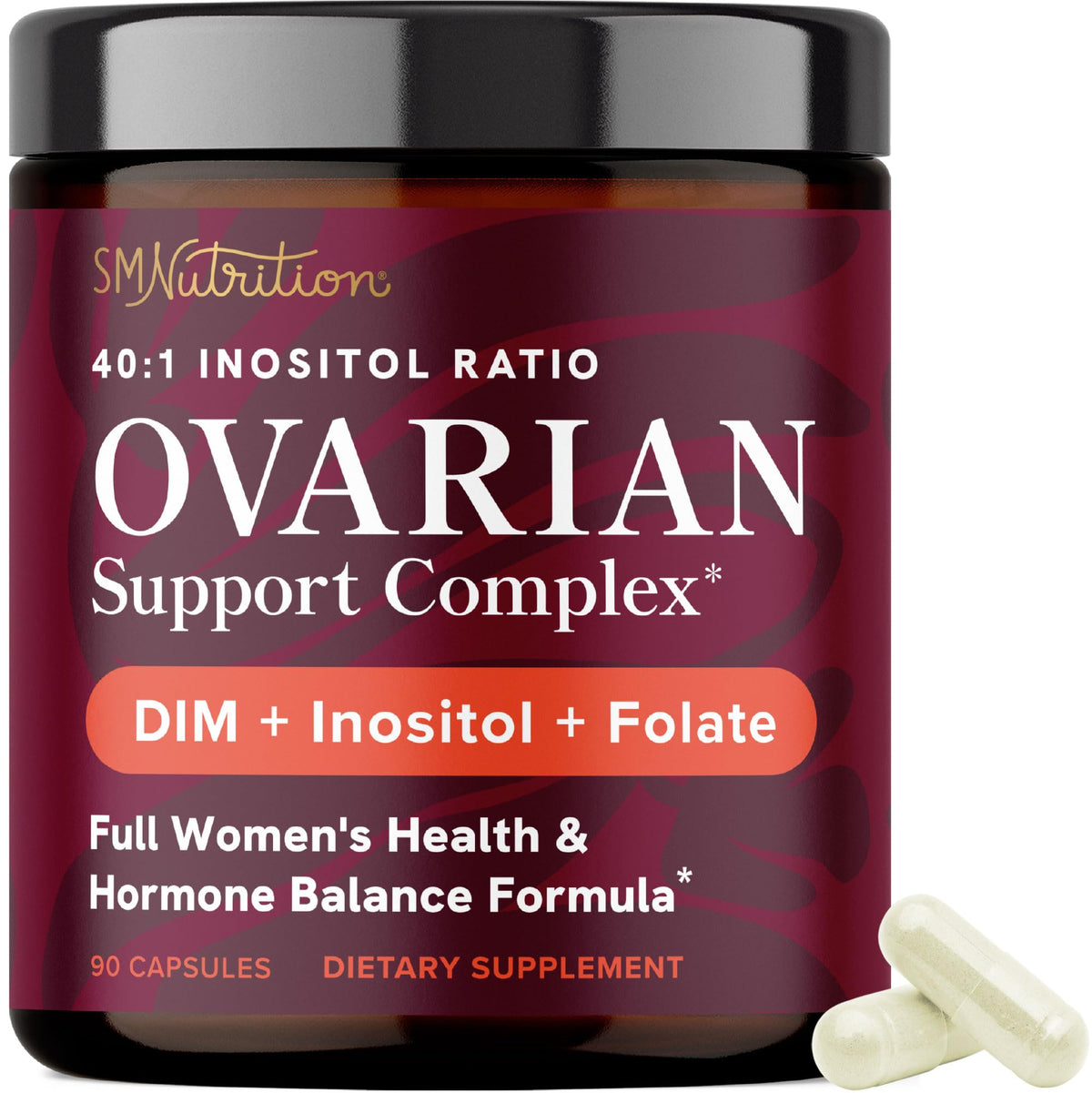 SMNutrition frasco frontal mostrando etiqueta clara y beneficios