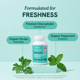 SMNutrition ingredientes naturales como perejil y menta, frescura botánica