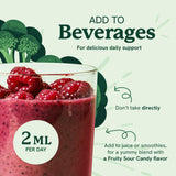 SMNutrition gotas en cucharilla ilustrando dosificación precisa y simple