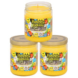Smoke Odor Exterminator tarro frontal Happy Daze muestra aroma duradero y neutraliza olores