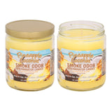 Smoke Odor Exterminator vela frontal en jarra, neutraliza olores y aroma tropical