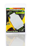 smokebuddy Junior blanco frontal mostrando diseño portátil y discreción