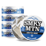 SMOKEY MOUNTAIN frontal de lata Arctic Mint con diseño claro y profesional