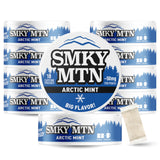 SMOKEY MOUNTAIN frontal de la lata Arctic Mint mostrando diseño y conveniencia