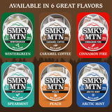 SMOKEY MOUNTAIN pouch junto a monedas para comparar tamaño