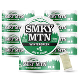 SMOKEY MOUNTAIN lata frontal wintergreen, presenta energía portable