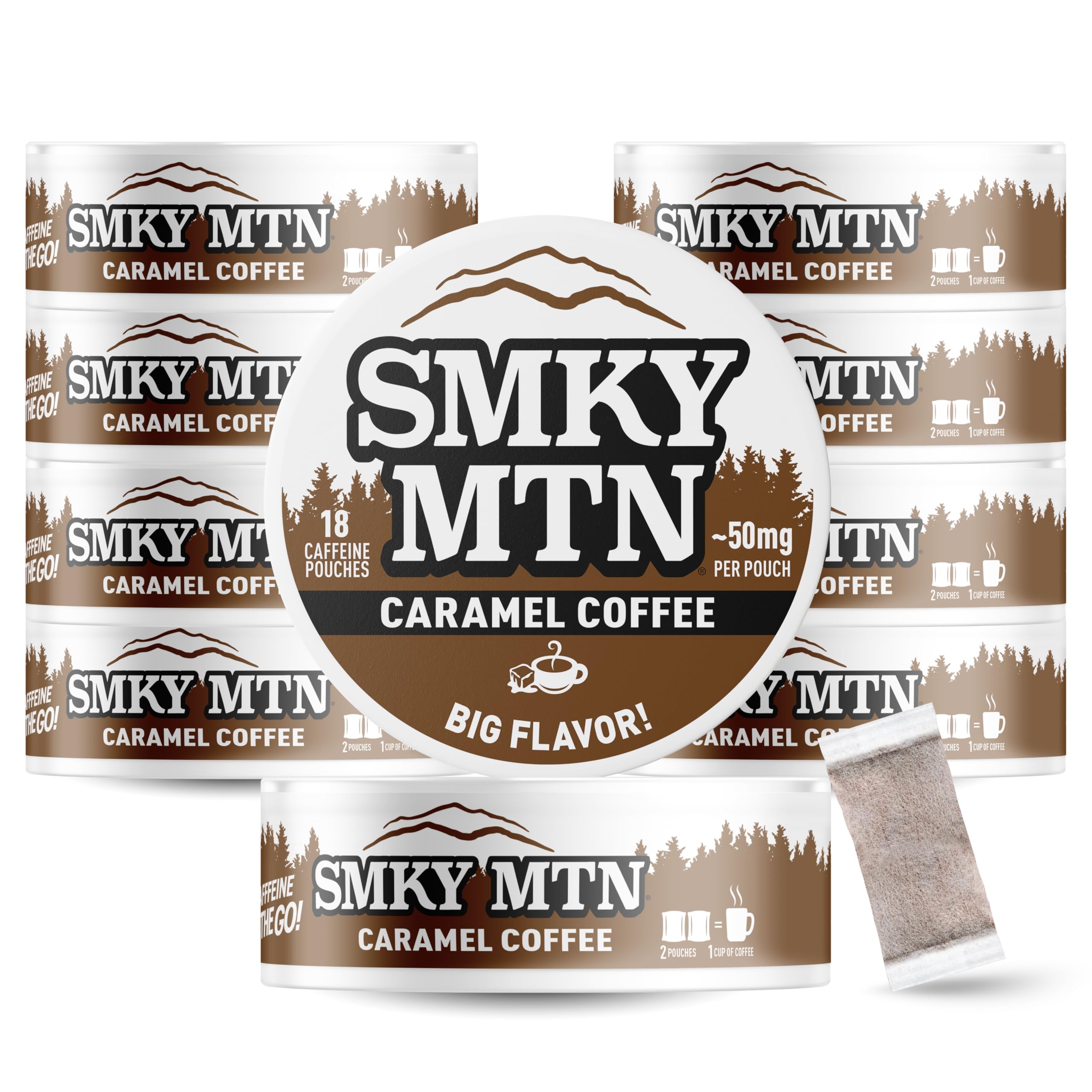 SMOKEY MOUNTAIN lata frontal mostrando diseño y conveniencia