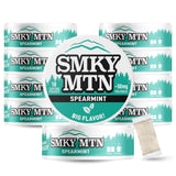 SMOKEY MOUNTAIN lata frontal spearmint muestra diseño y conveniencia