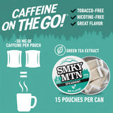 SMOKEY MOUNTAIN lata abierta con pouches visibles lista para usar