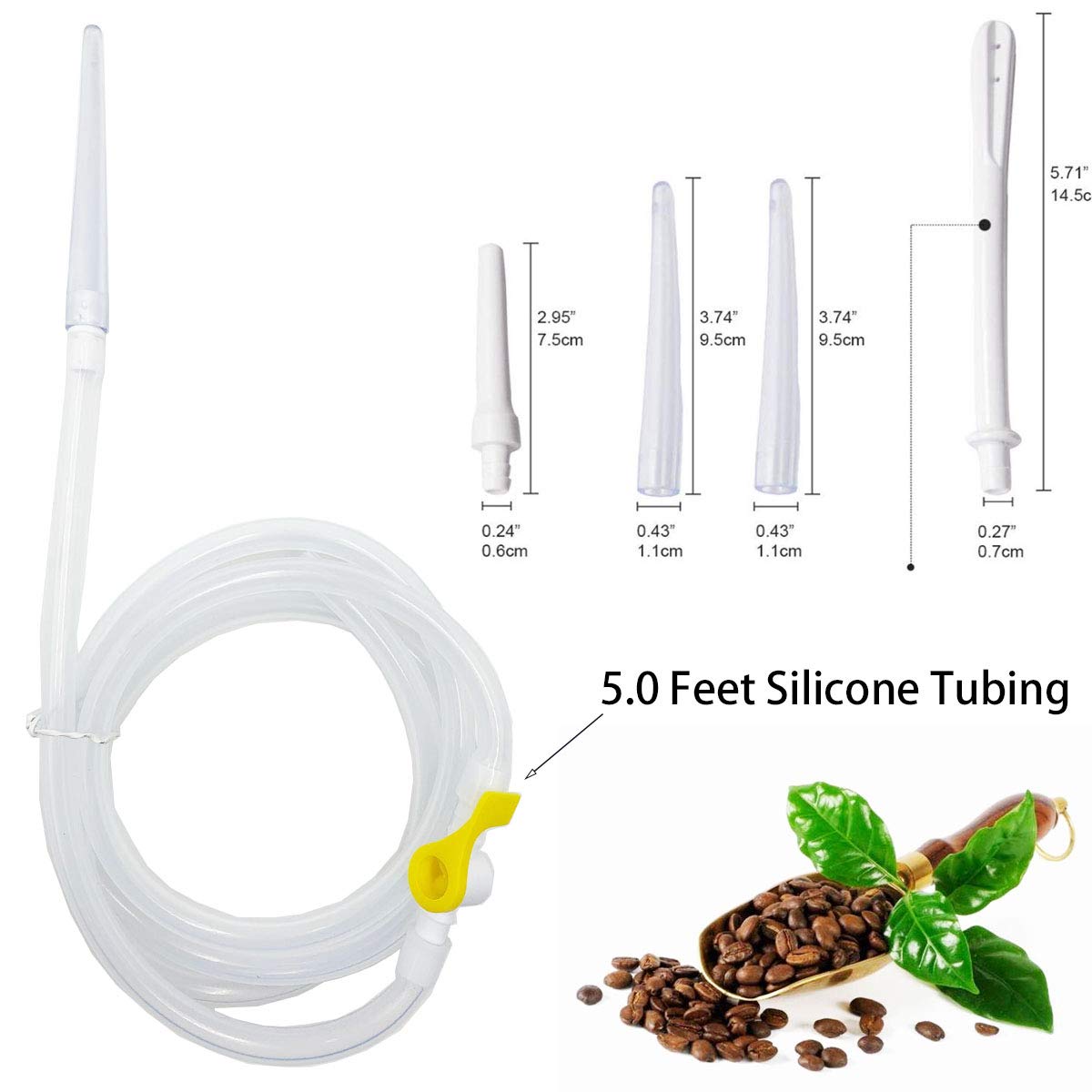 Smokitcen manguera de silicona médica flexible para mayor comodidad