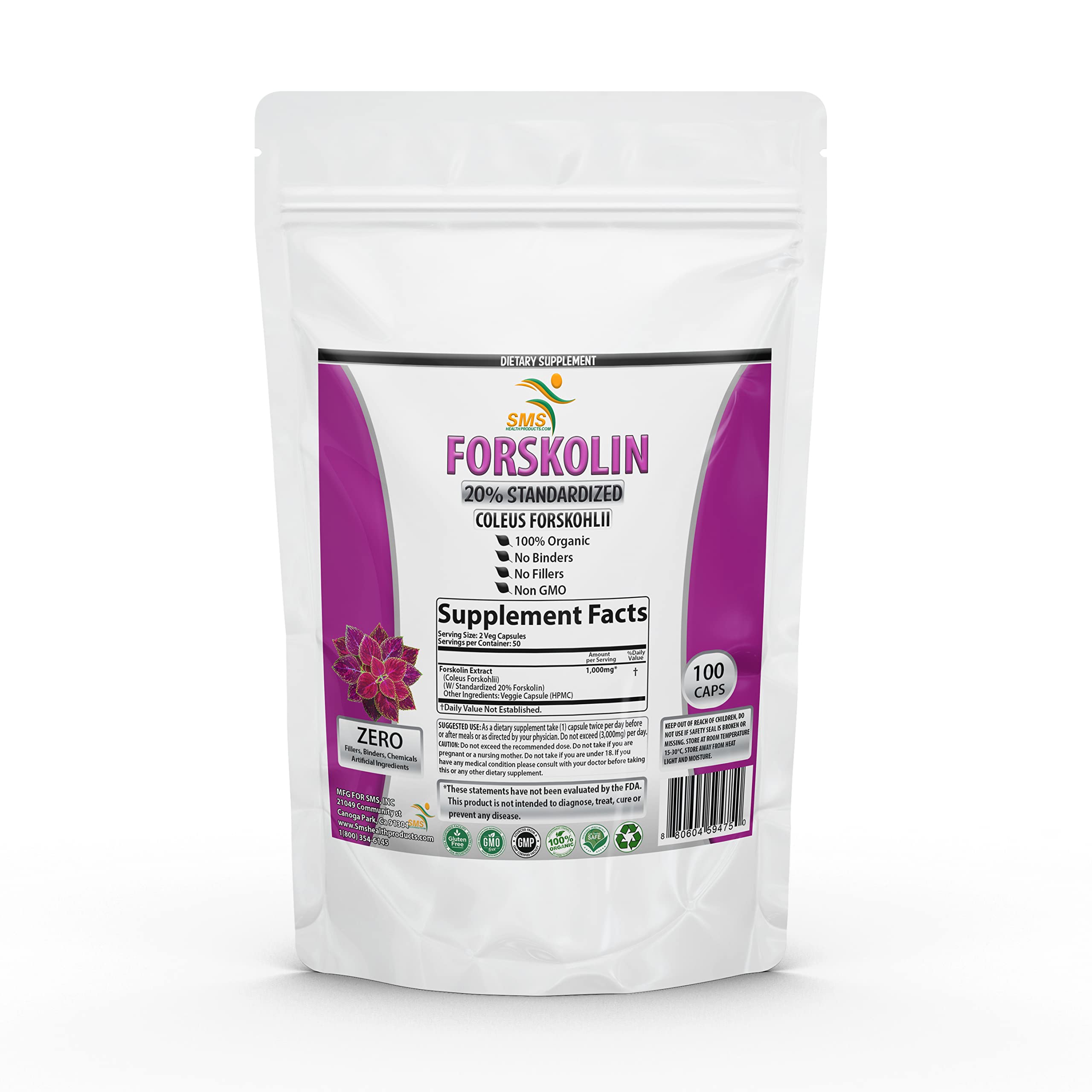 SMSHEALTHPRODUCTS cápsula vegetal abierta detalle del polvo fino para verificar pureza y calidad