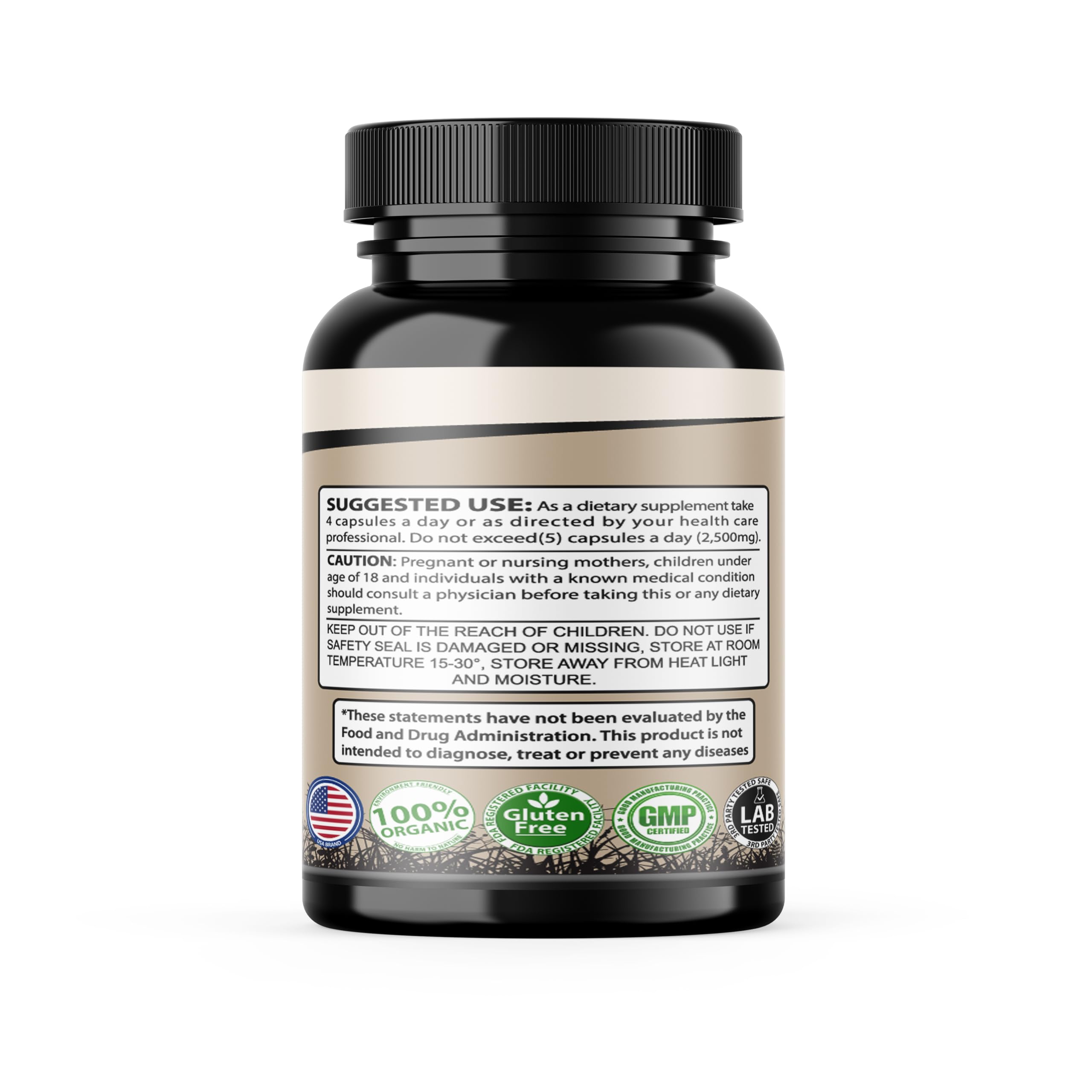 SMSHEALTHPRODUCTS cápsulas cerca de un plato para mostrar uso junto a comidas