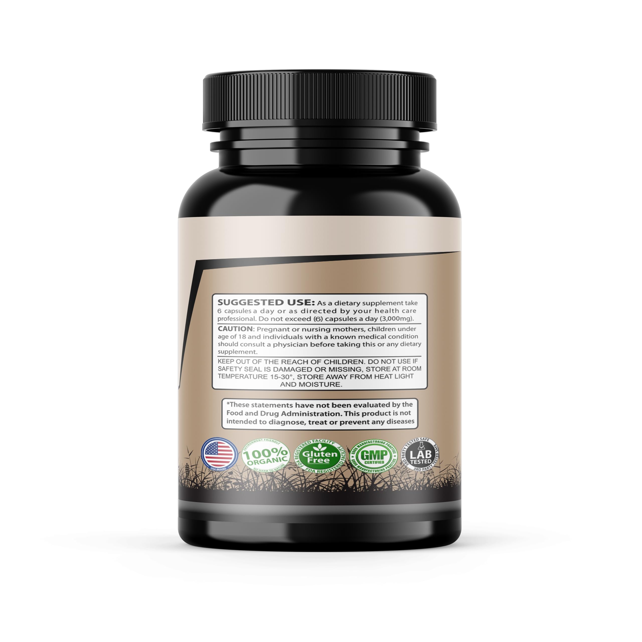 SMSHEALTHPRODUCTS.com frasco junto a objetos para comparar tamaño y suministro