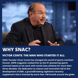 SNAC cápsulas sobre superficie mostrando contenido y presentación