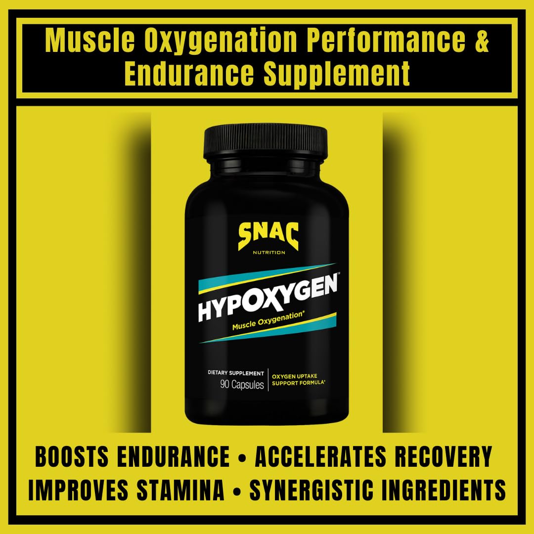 SNAC HypOxygen cápsula en mano para comparar tamaño y facilidad de ingestión