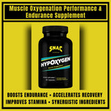 SNAC HypOxygen cápsula en mano para comparar tamaño y facilidad de ingestión