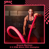 SNAC XPEDITE bote junto a mano para comparar tamaño y llevar al gimnasio