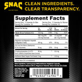 SNAC ZMA-5 cápsulas en primer plano destacando calidad y pureza
