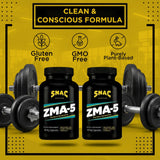 SNAC ZMA-5 etiqueta con información nutricional clara y transparente