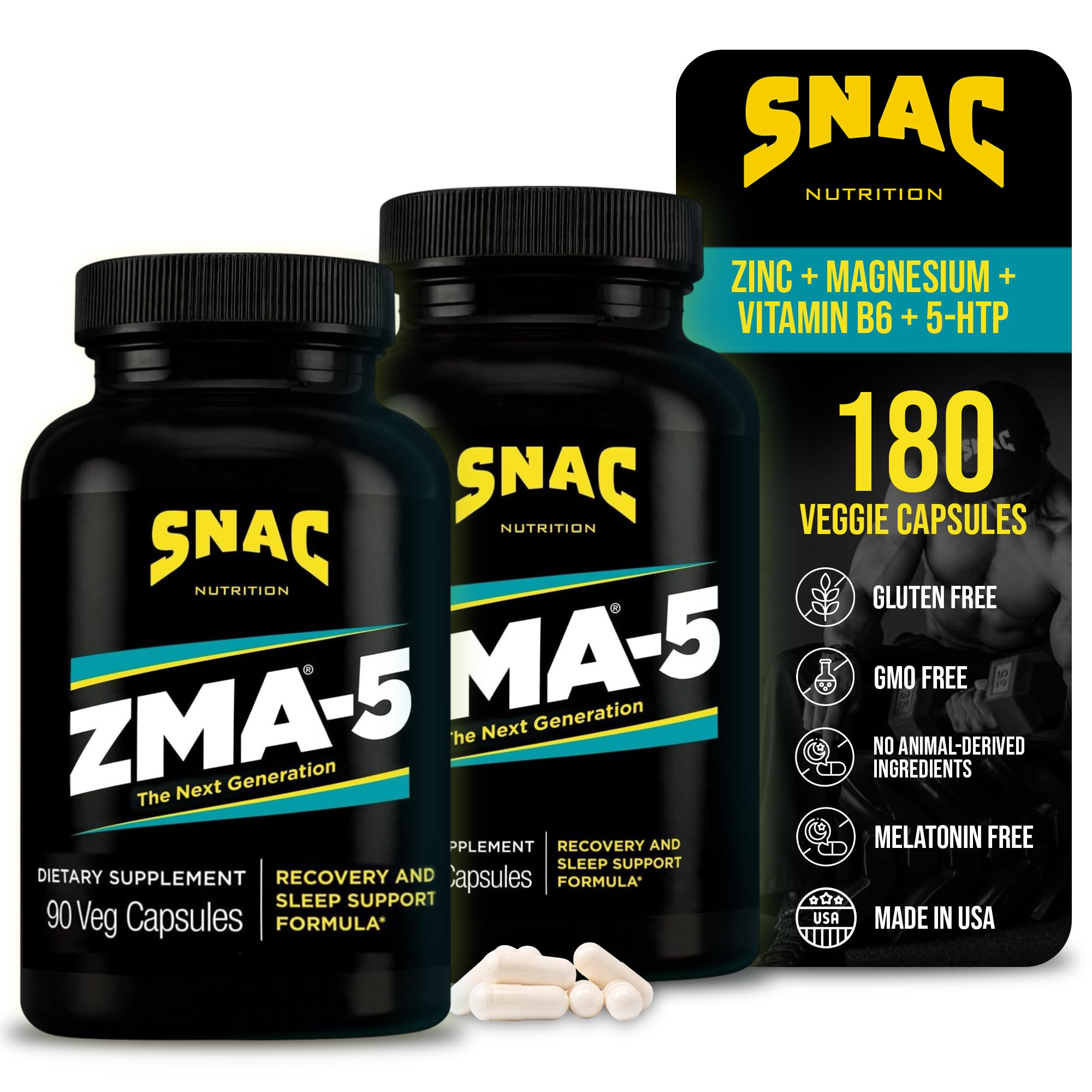 SNAC ZMA-5 frontal del envase mostrando pack de 2 y aporte prolongado