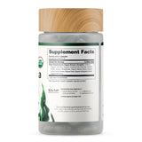 Snap Supplements cápsulas abiertas mostrando contenido vegetal pulverizado