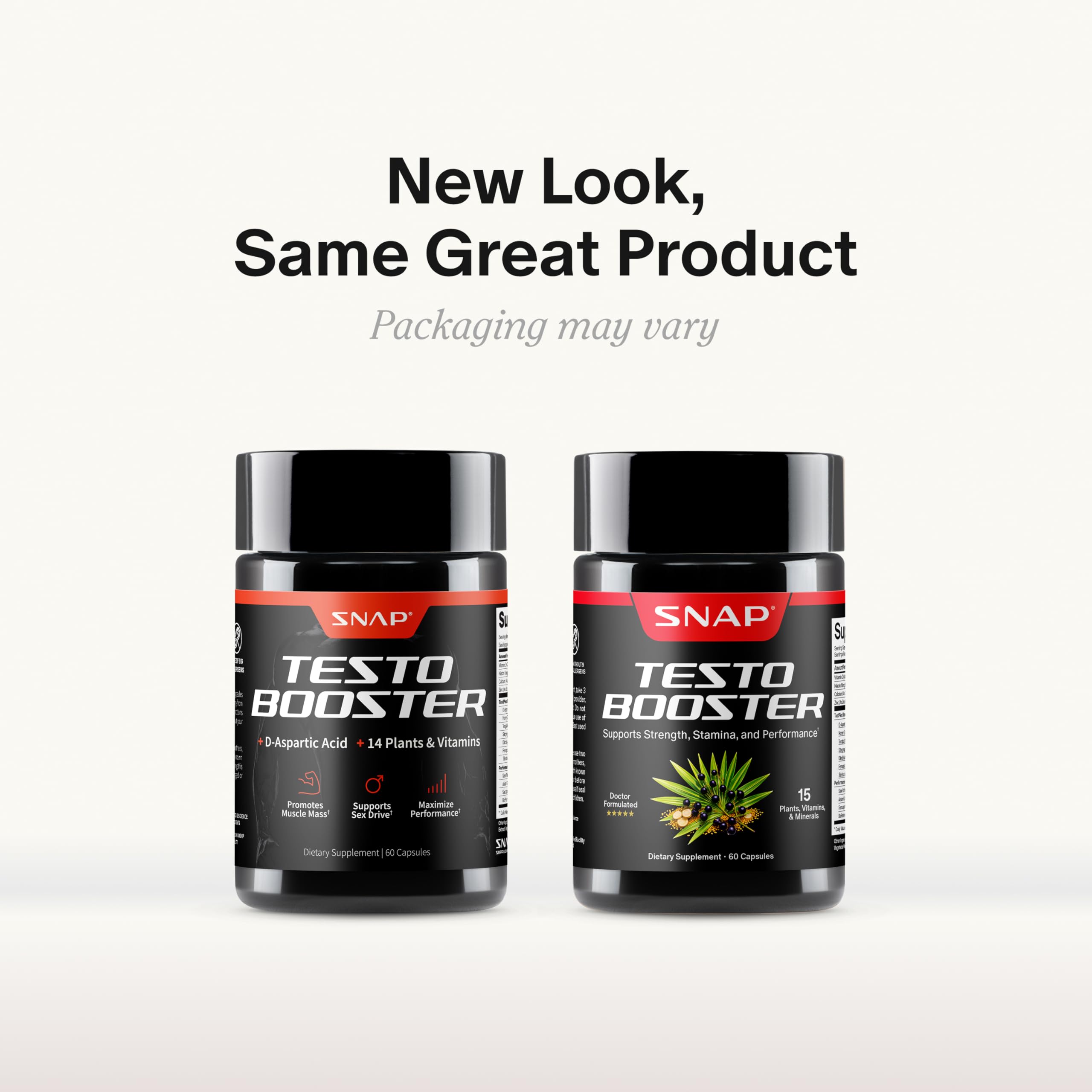 Snap Supplements sello de calidad GMP y pruebas de terceros visibles