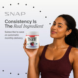 Snap Supplements uso en entrenamiento para energía sin cafeína