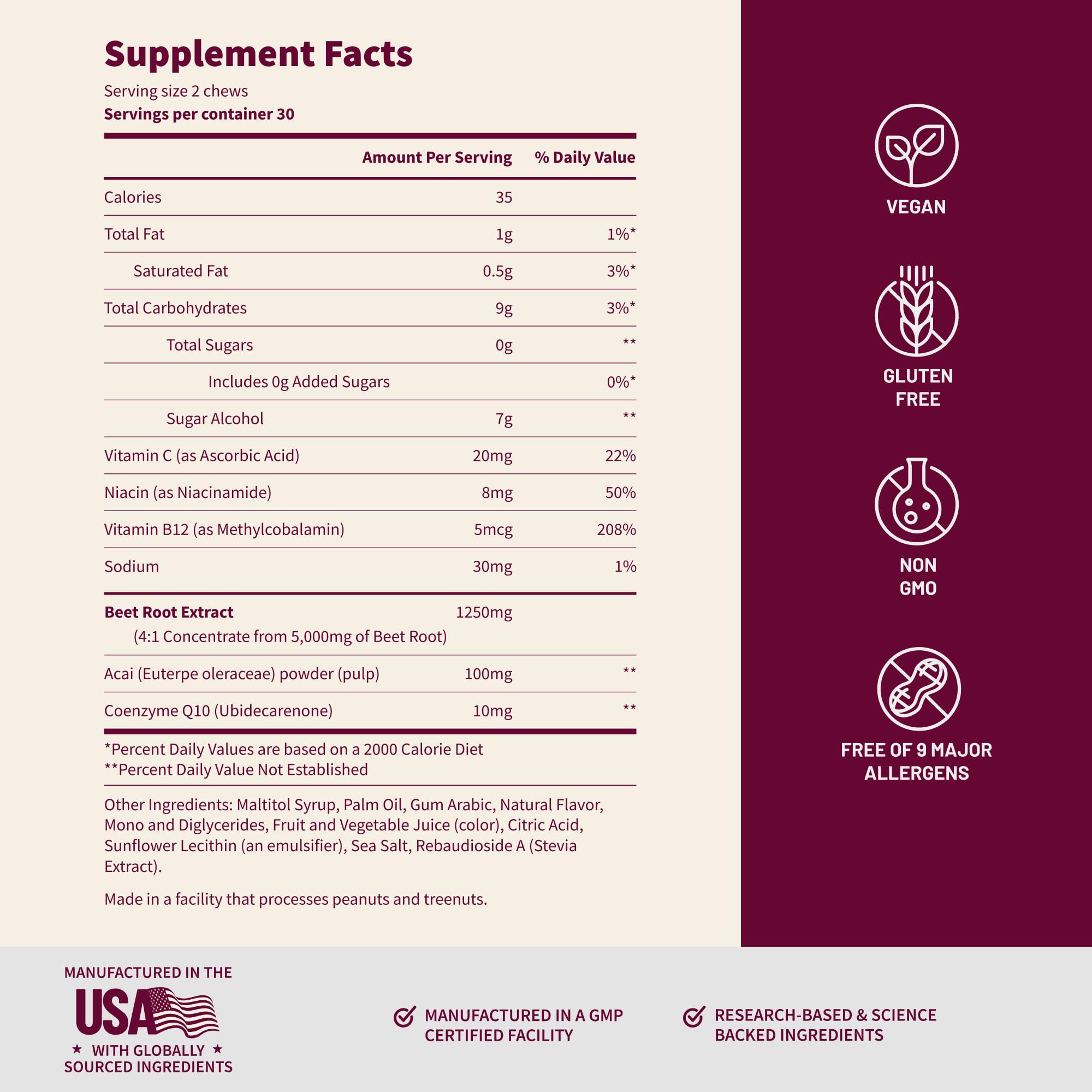 Snap Supplements envase abierto mostrando la cantidad y conservación