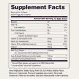 Snap Supplements varias gomitas esparcidas para visualizar dosis y presentación conveniente