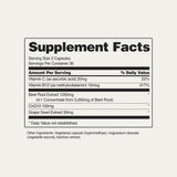 Snap Supplements bote abierto con cápsulas listo para la toma diaria