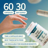 Snap Supplements ingredientes naturales sobre mesa, transparencia